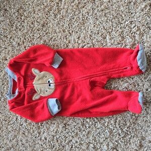 Carter's fleece sleeper, nb